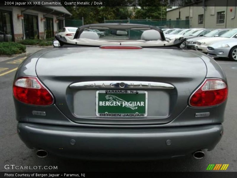 Quartz Metallic / Dove 2004 Jaguar XK XK8 Convertible