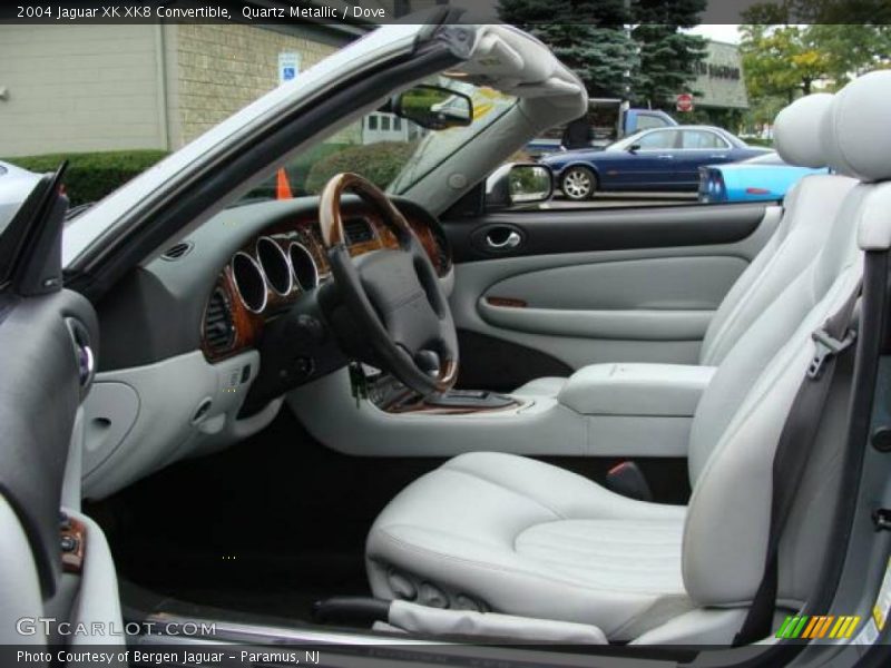 Quartz Metallic / Dove 2004 Jaguar XK XK8 Convertible