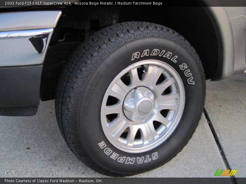 Arizona Beige Metallic / Medium Parchment Beige 2003 Ford F150 XLT SuperCrew 4x4