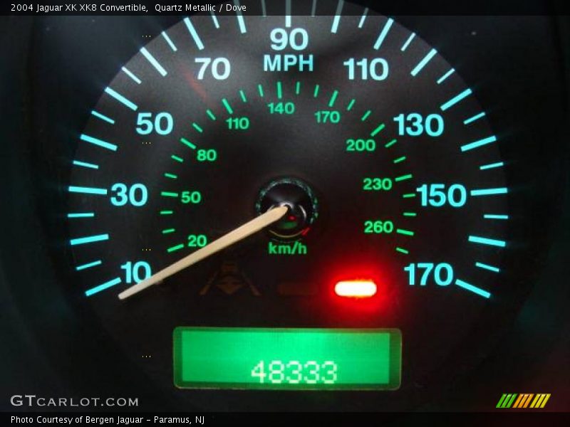Quartz Metallic / Dove 2004 Jaguar XK XK8 Convertible