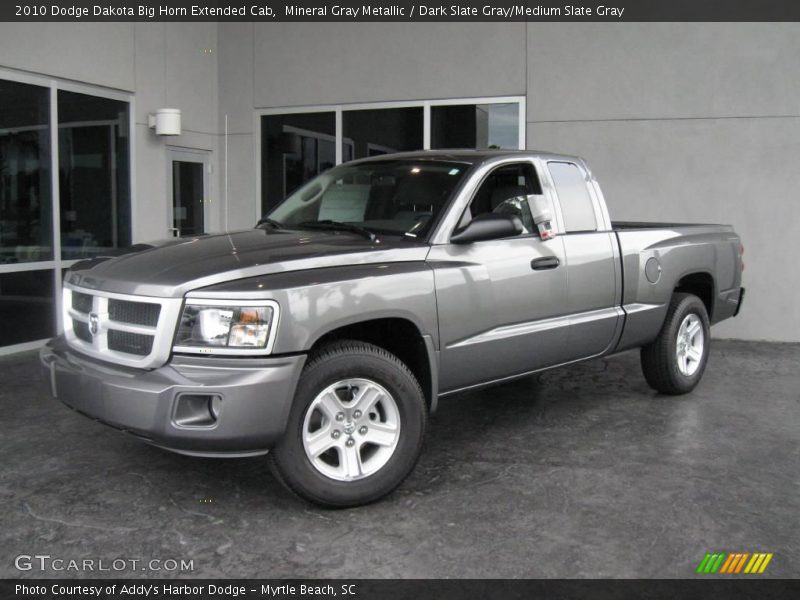 Mineral Gray Metallic / Dark Slate Gray/Medium Slate Gray 2010 Dodge Dakota Big Horn Extended Cab