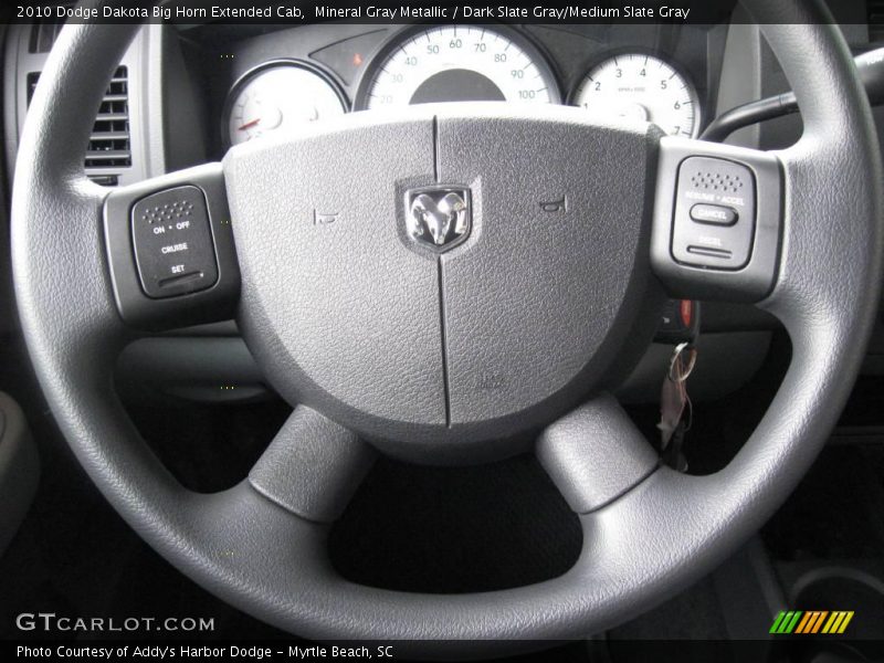 Mineral Gray Metallic / Dark Slate Gray/Medium Slate Gray 2010 Dodge Dakota Big Horn Extended Cab