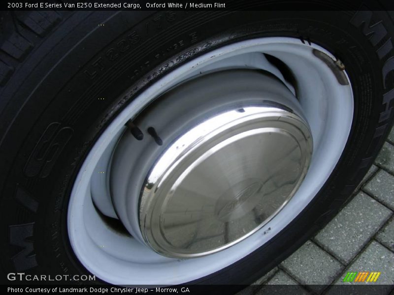 Oxford White / Medium Flint 2003 Ford E Series Van E250 Extended Cargo