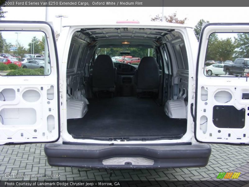 Oxford White / Medium Flint 2003 Ford E Series Van E250 Extended Cargo