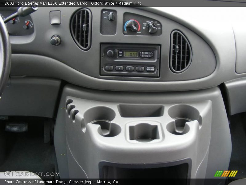 Oxford White / Medium Flint 2003 Ford E Series Van E250 Extended Cargo