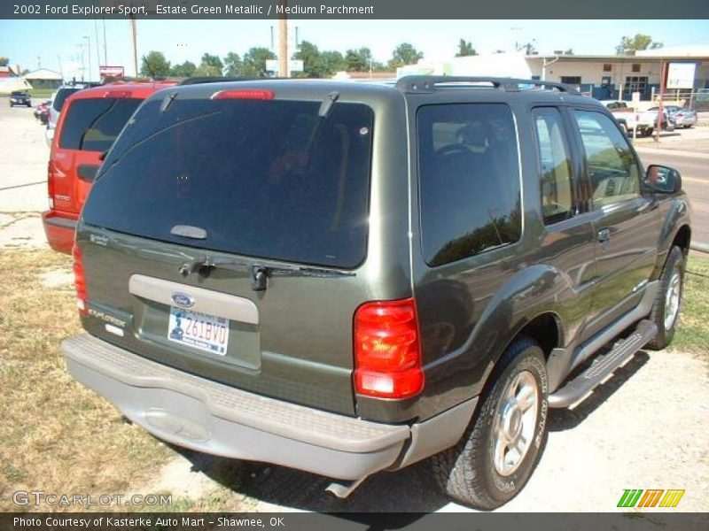 Estate Green Metallic / Medium Parchment 2002 Ford Explorer Sport
