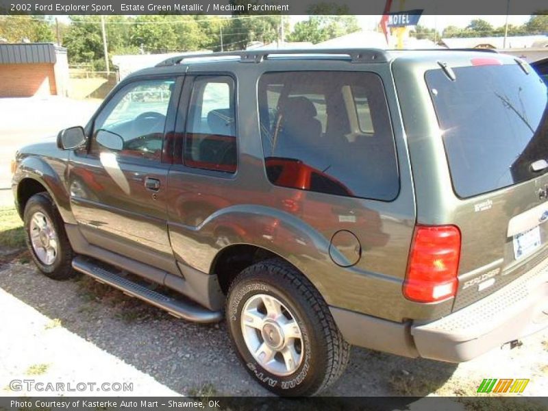 Estate Green Metallic / Medium Parchment 2002 Ford Explorer Sport