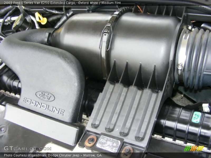 Oxford White / Medium Flint 2003 Ford E Series Van E250 Extended Cargo
