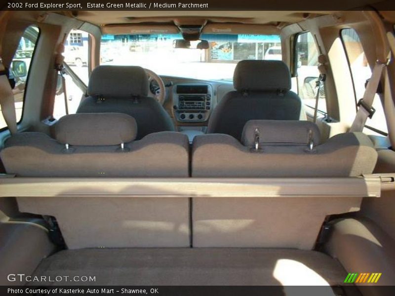 Estate Green Metallic / Medium Parchment 2002 Ford Explorer Sport