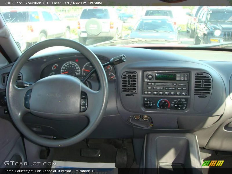 Laser Red / Medium Graphite 2002 Ford Expedition XLT