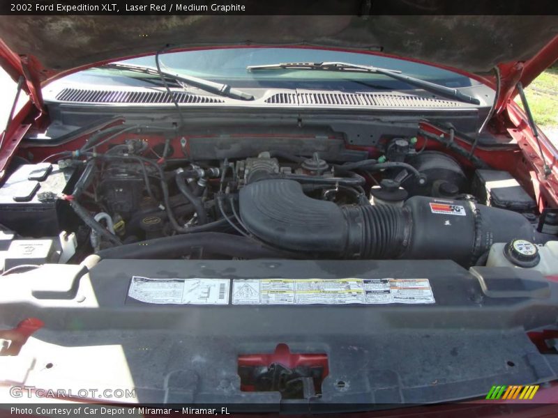 Laser Red / Medium Graphite 2002 Ford Expedition XLT