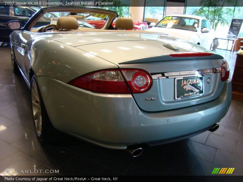 Seafrost Metallic / Caramel 2007 Jaguar XK XK8 Convertible