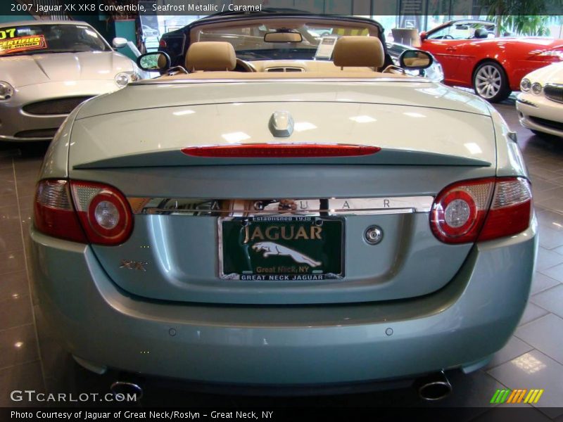 Seafrost Metallic / Caramel 2007 Jaguar XK XK8 Convertible