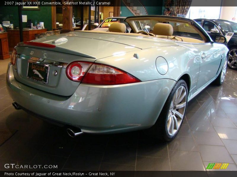 Seafrost Metallic / Caramel 2007 Jaguar XK XK8 Convertible