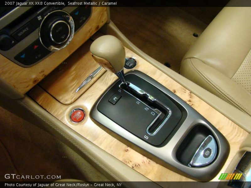 Seafrost Metallic / Caramel 2007 Jaguar XK XK8 Convertible