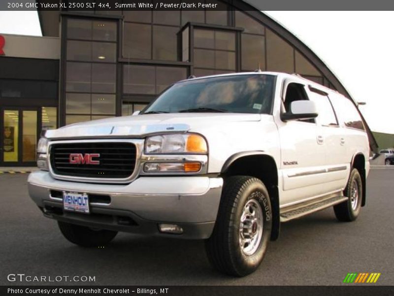 Summit White / Pewter/Dark Pewter 2004 GMC Yukon XL 2500 SLT 4x4