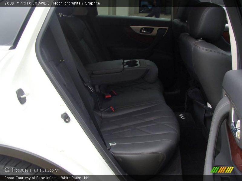 Moonlight White / Graphite 2009 Infiniti FX 50 AWD S