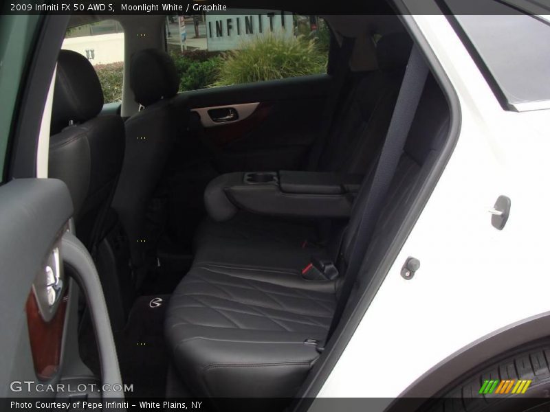 Moonlight White / Graphite 2009 Infiniti FX 50 AWD S