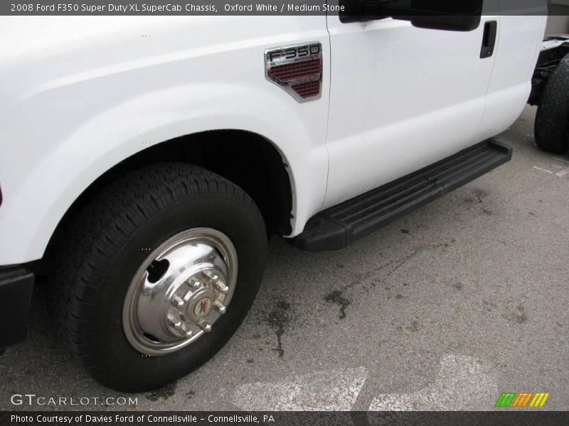 Oxford White / Medium Stone 2008 Ford F350 Super Duty XL SuperCab Chassis