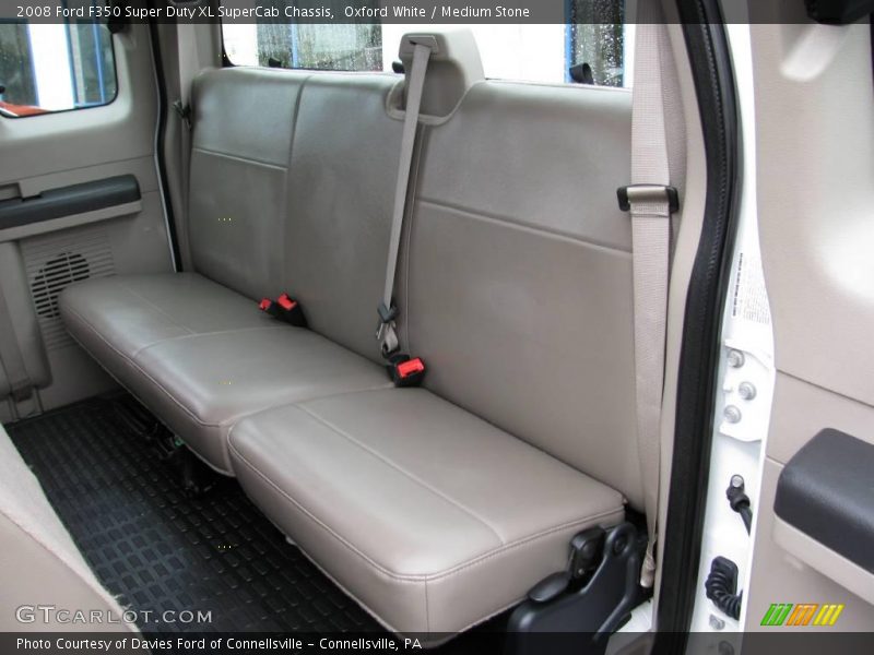 Oxford White / Medium Stone 2008 Ford F350 Super Duty XL SuperCab Chassis