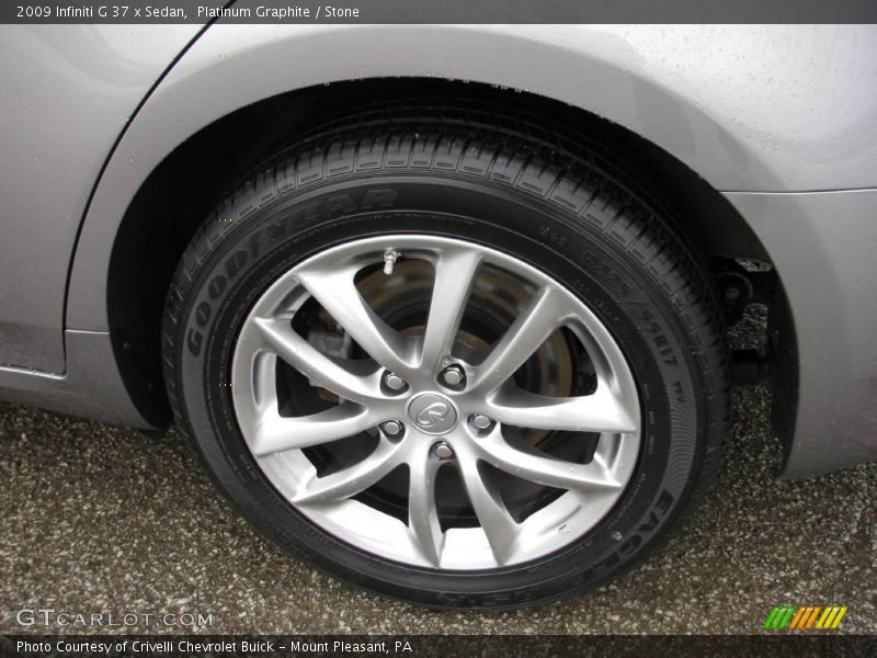 Platinum Graphite / Stone 2009 Infiniti G 37 x Sedan