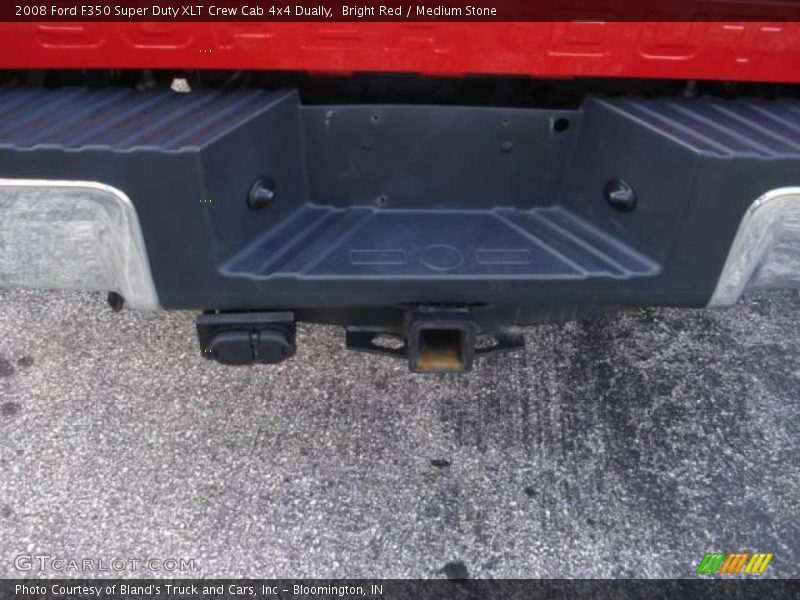 Bright Red / Medium Stone 2008 Ford F350 Super Duty XLT Crew Cab 4x4 Dually
