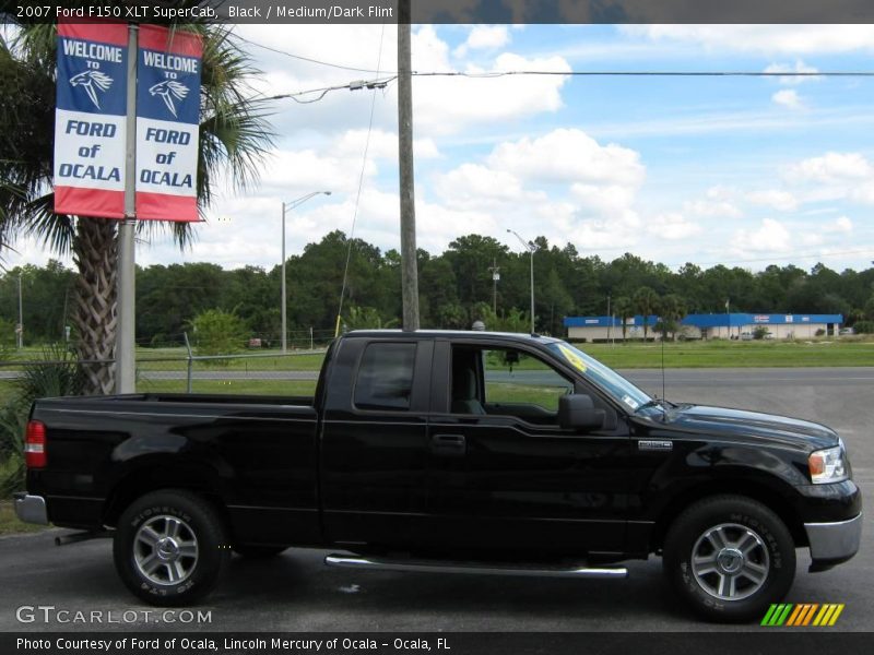 Black / Medium/Dark Flint 2007 Ford F150 XLT SuperCab