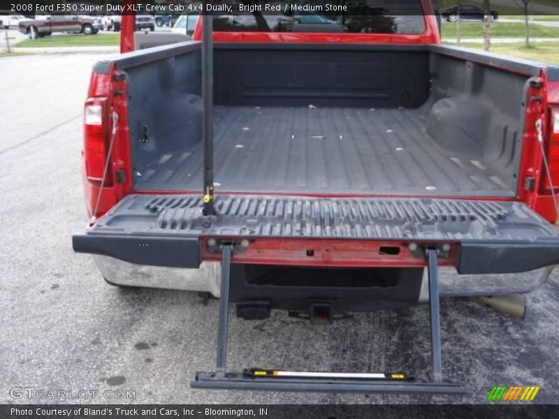 Bright Red / Medium Stone 2008 Ford F350 Super Duty XLT Crew Cab 4x4 Dually