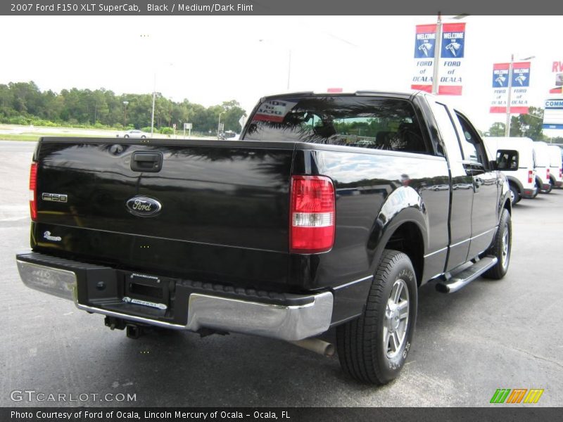 Black / Medium/Dark Flint 2007 Ford F150 XLT SuperCab