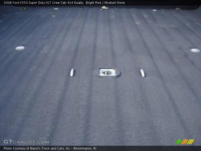 Bright Red / Medium Stone 2008 Ford F350 Super Duty XLT Crew Cab 4x4 Dually