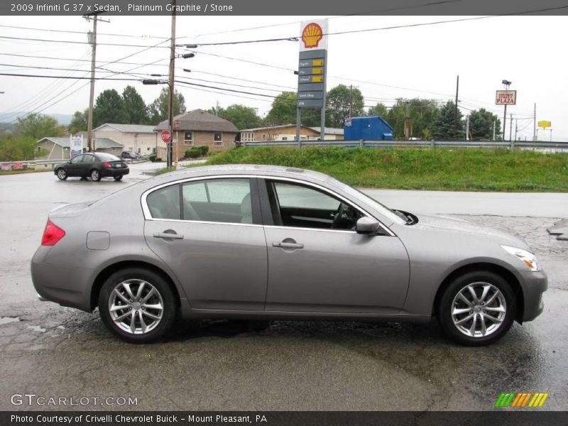 Platinum Graphite / Stone 2009 Infiniti G 37 x Sedan