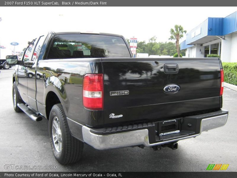 Black / Medium/Dark Flint 2007 Ford F150 XLT SuperCab