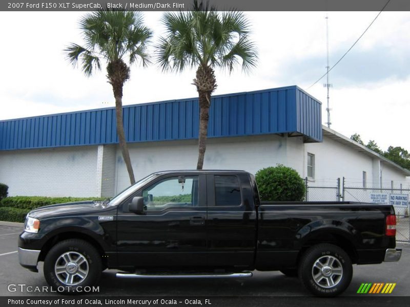 Black / Medium/Dark Flint 2007 Ford F150 XLT SuperCab