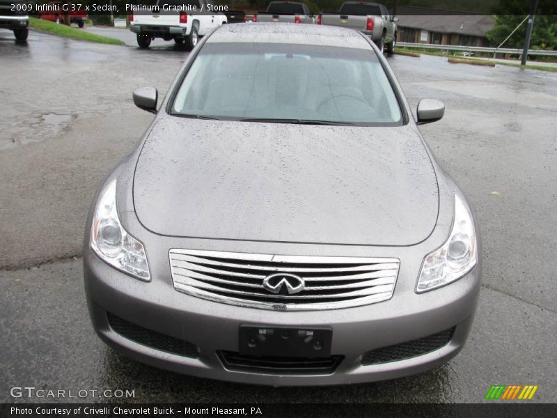 Platinum Graphite / Stone 2009 Infiniti G 37 x Sedan