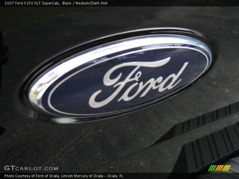 Black / Medium/Dark Flint 2007 Ford F150 XLT SuperCab