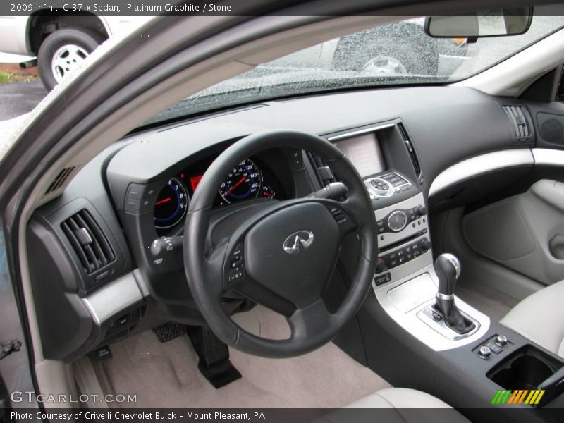 Platinum Graphite / Stone 2009 Infiniti G 37 x Sedan