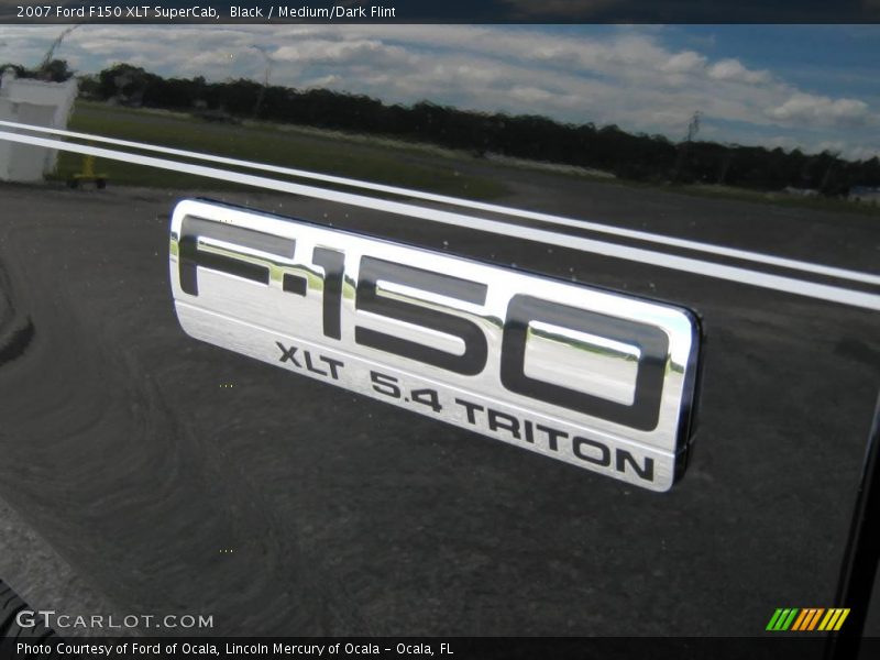 Black / Medium/Dark Flint 2007 Ford F150 XLT SuperCab