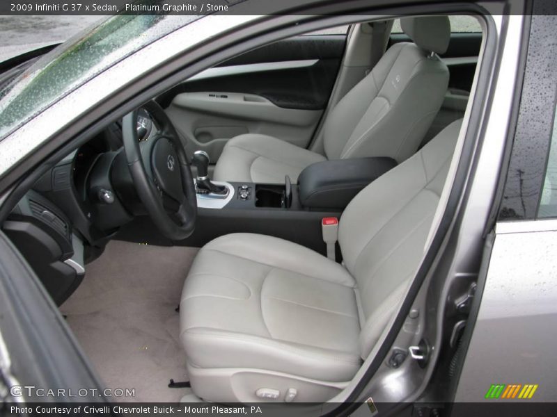 Platinum Graphite / Stone 2009 Infiniti G 37 x Sedan