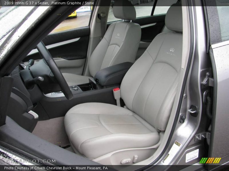 Platinum Graphite / Stone 2009 Infiniti G 37 x Sedan