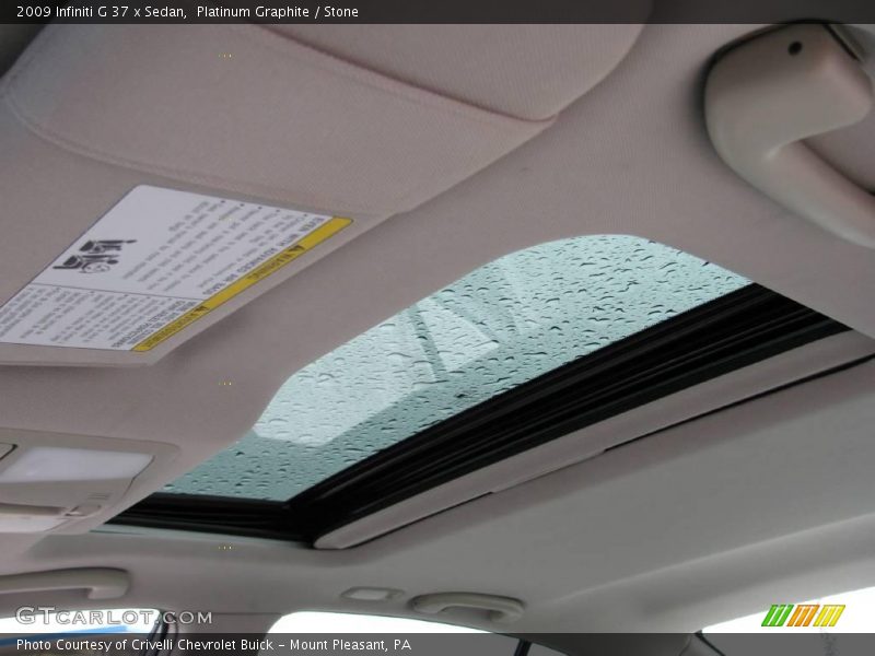 Platinum Graphite / Stone 2009 Infiniti G 37 x Sedan