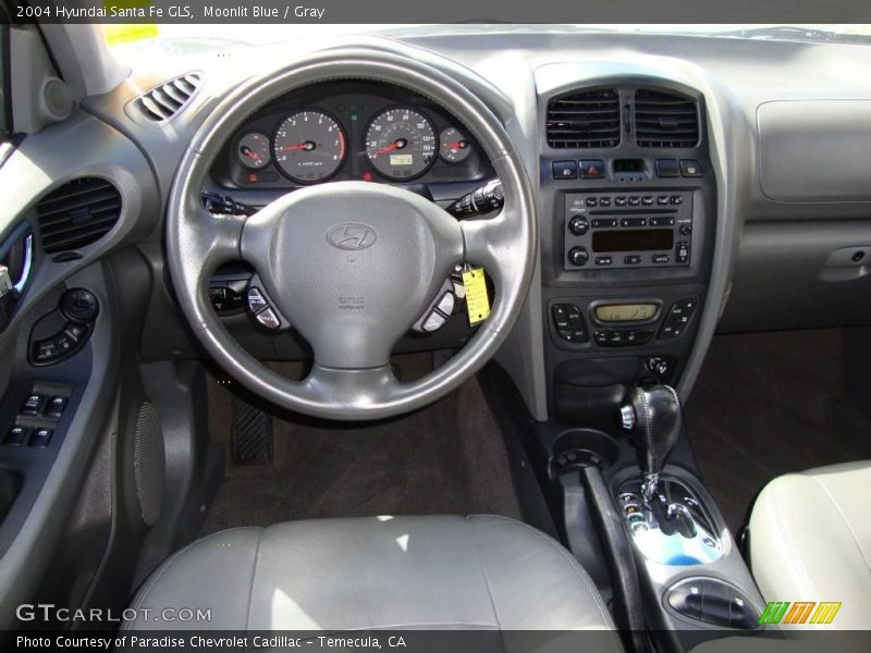 Moonlit Blue / Gray 2004 Hyundai Santa Fe GLS