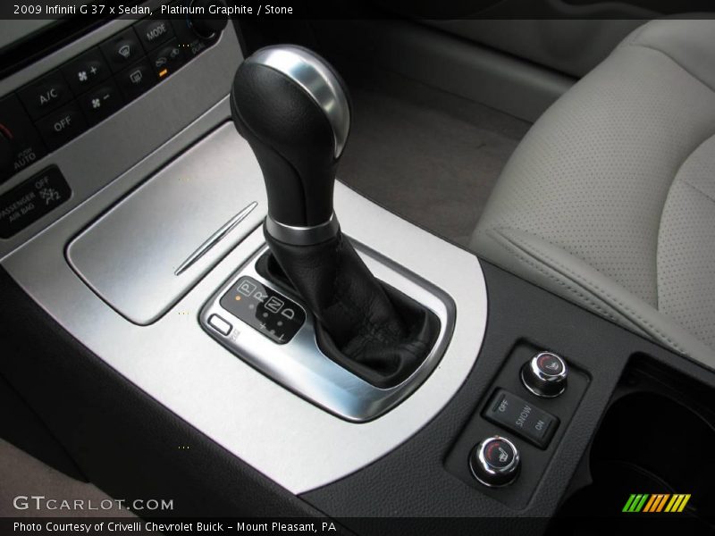 Platinum Graphite / Stone 2009 Infiniti G 37 x Sedan