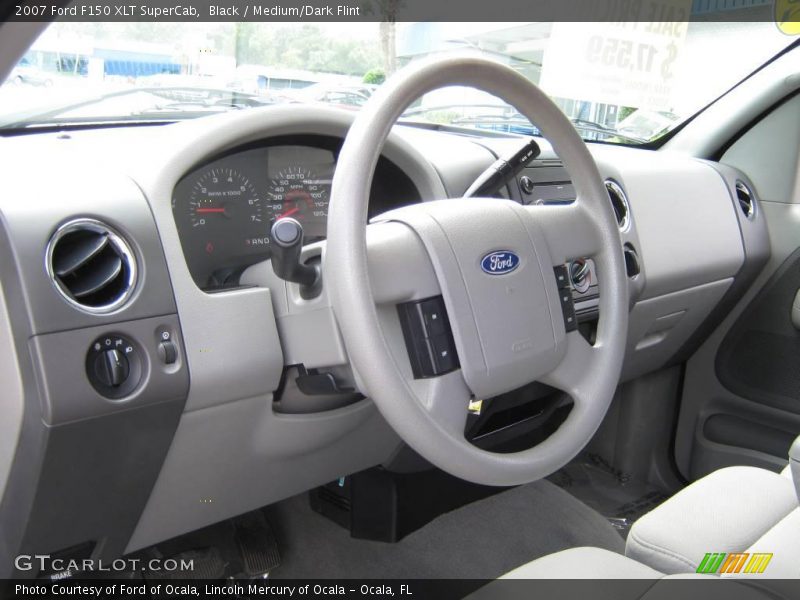 Black / Medium/Dark Flint 2007 Ford F150 XLT SuperCab