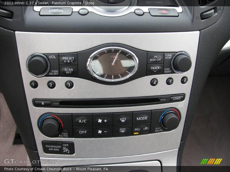 Platinum Graphite / Stone 2009 Infiniti G 37 x Sedan