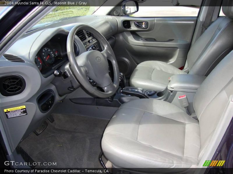 Moonlit Blue / Gray 2004 Hyundai Santa Fe GLS