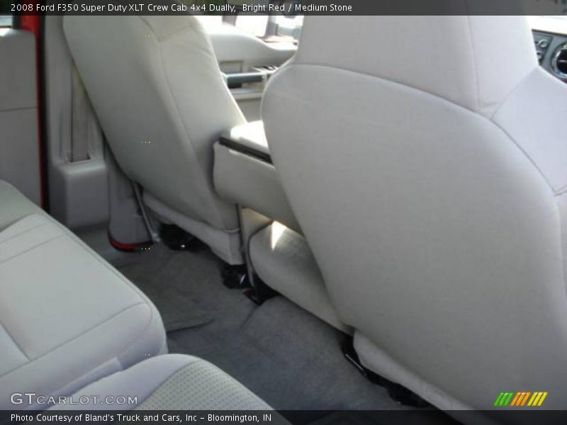 Bright Red / Medium Stone 2008 Ford F350 Super Duty XLT Crew Cab 4x4 Dually