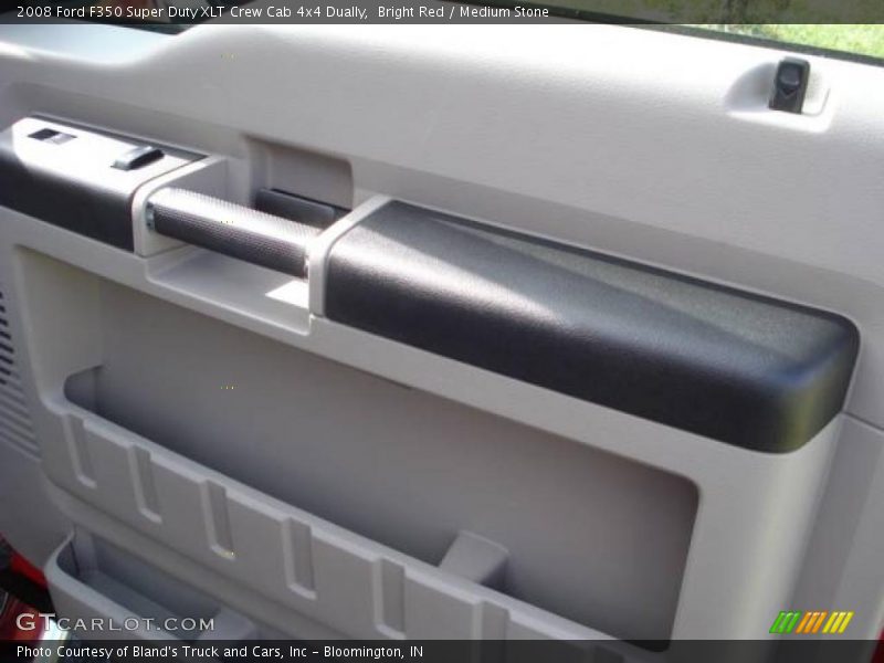 Bright Red / Medium Stone 2008 Ford F350 Super Duty XLT Crew Cab 4x4 Dually