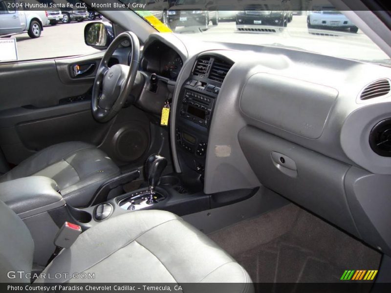 Moonlit Blue / Gray 2004 Hyundai Santa Fe GLS