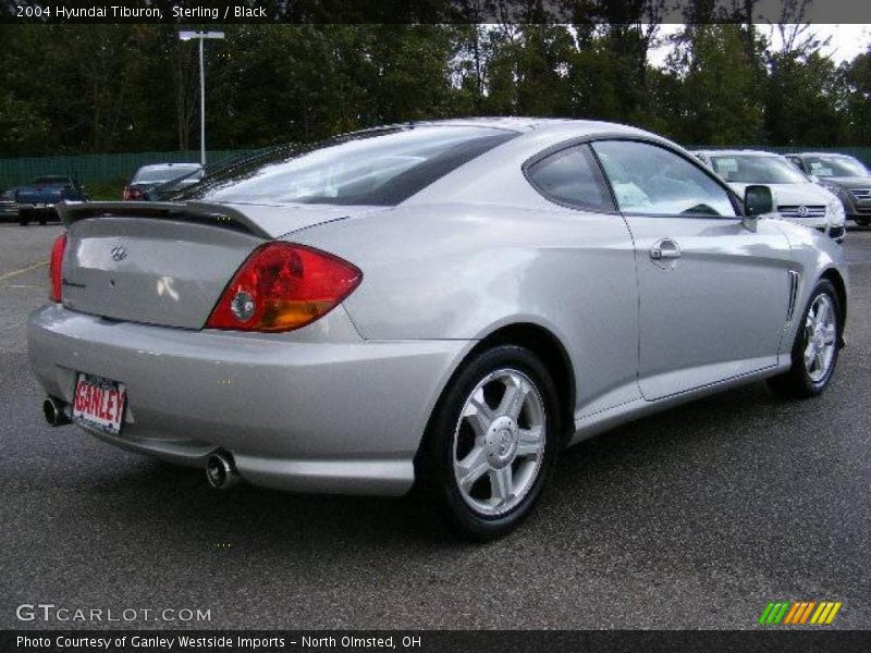Sterling / Black 2004 Hyundai Tiburon