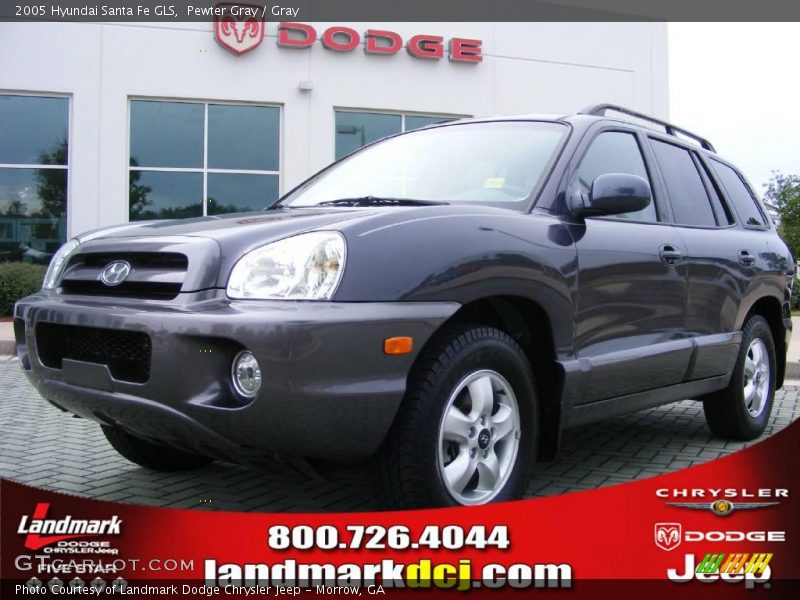 Pewter Gray / Gray 2005 Hyundai Santa Fe GLS